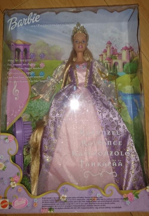 Barbie as rapunzel doll 2002 hot sale